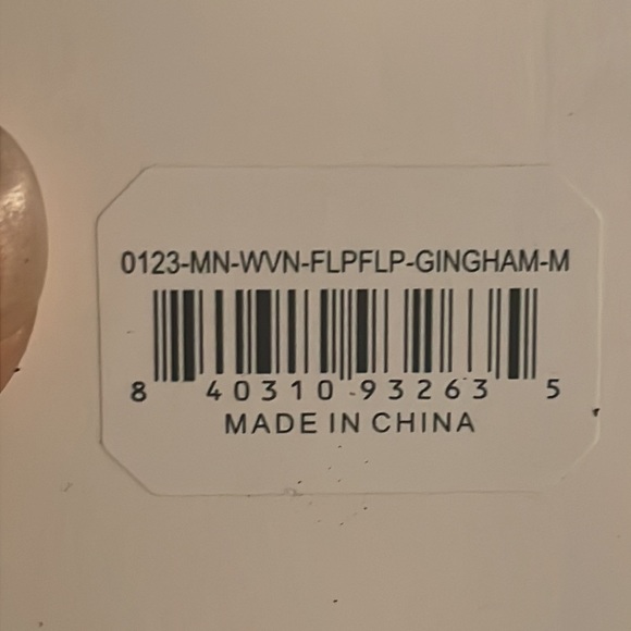 Gingham Sailfish Marlin Simply Southern Flip Flops Black M, L, XL, XXL - Picture 10 of 12